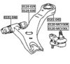 ASVA 0120-MCV30R Ball Joint